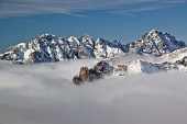 Salita dalla Valle del Tino a MONTI TORNELLO E TORNONE il 10 dicembre 2011 - FOTOGALLERY